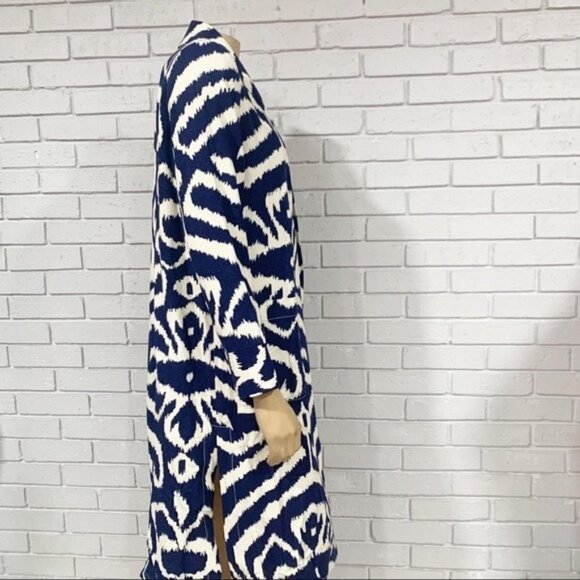 Anthropologie Women’s Blue Motif Robbie Duster‎ Jacket - Picture 11 of 15